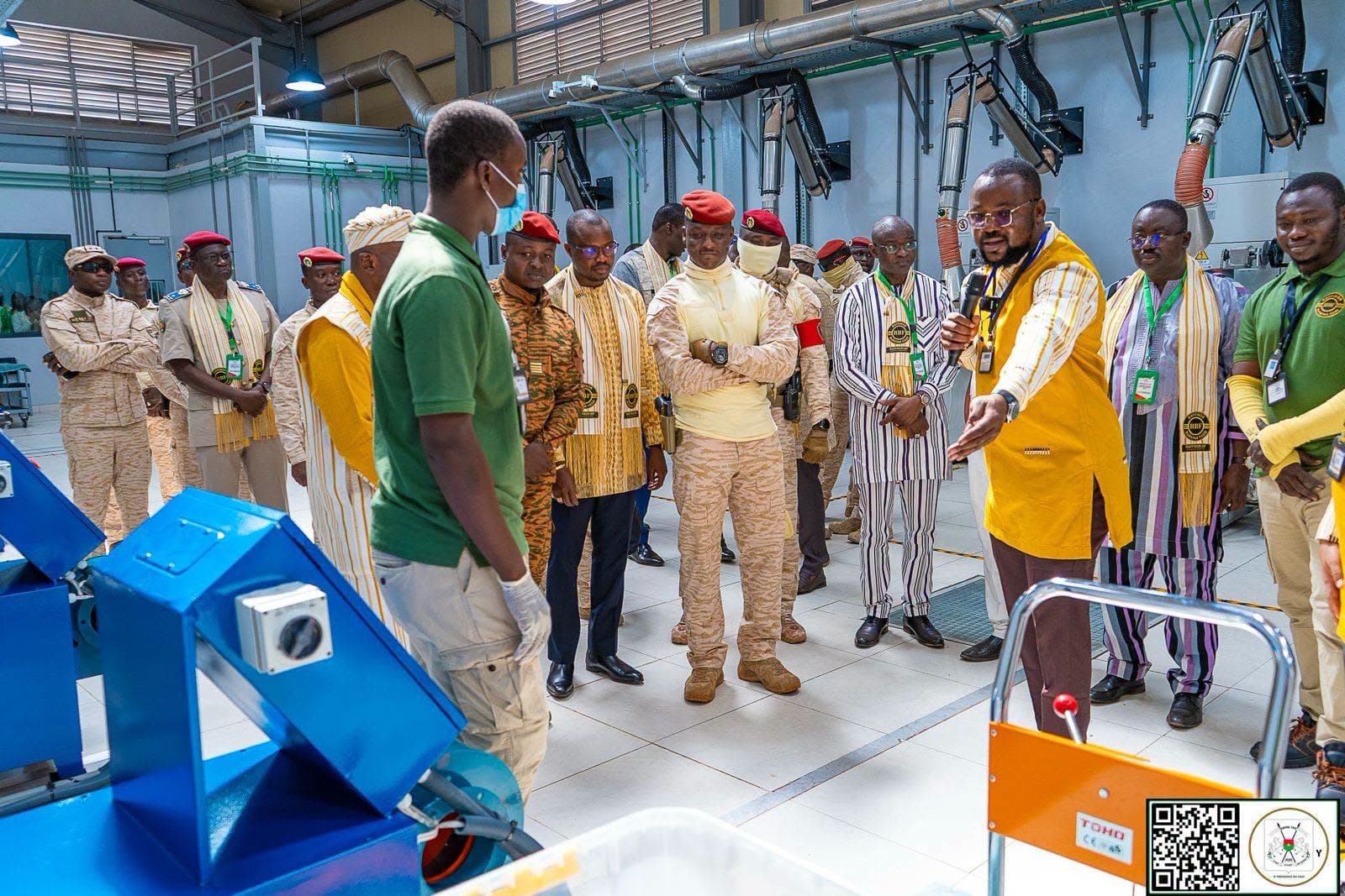 Visite guidée de la raffinerie